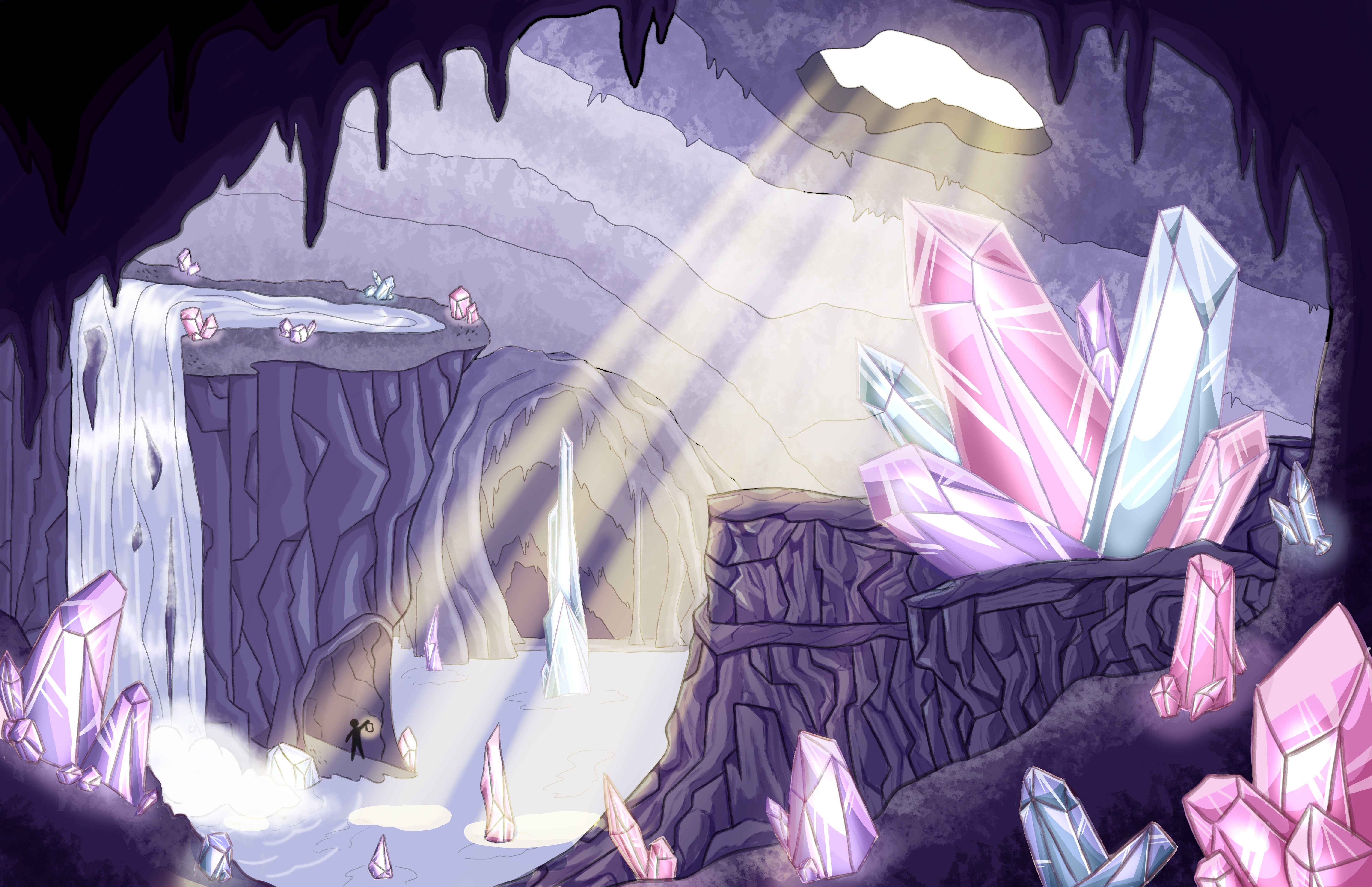 Joyful character illustration