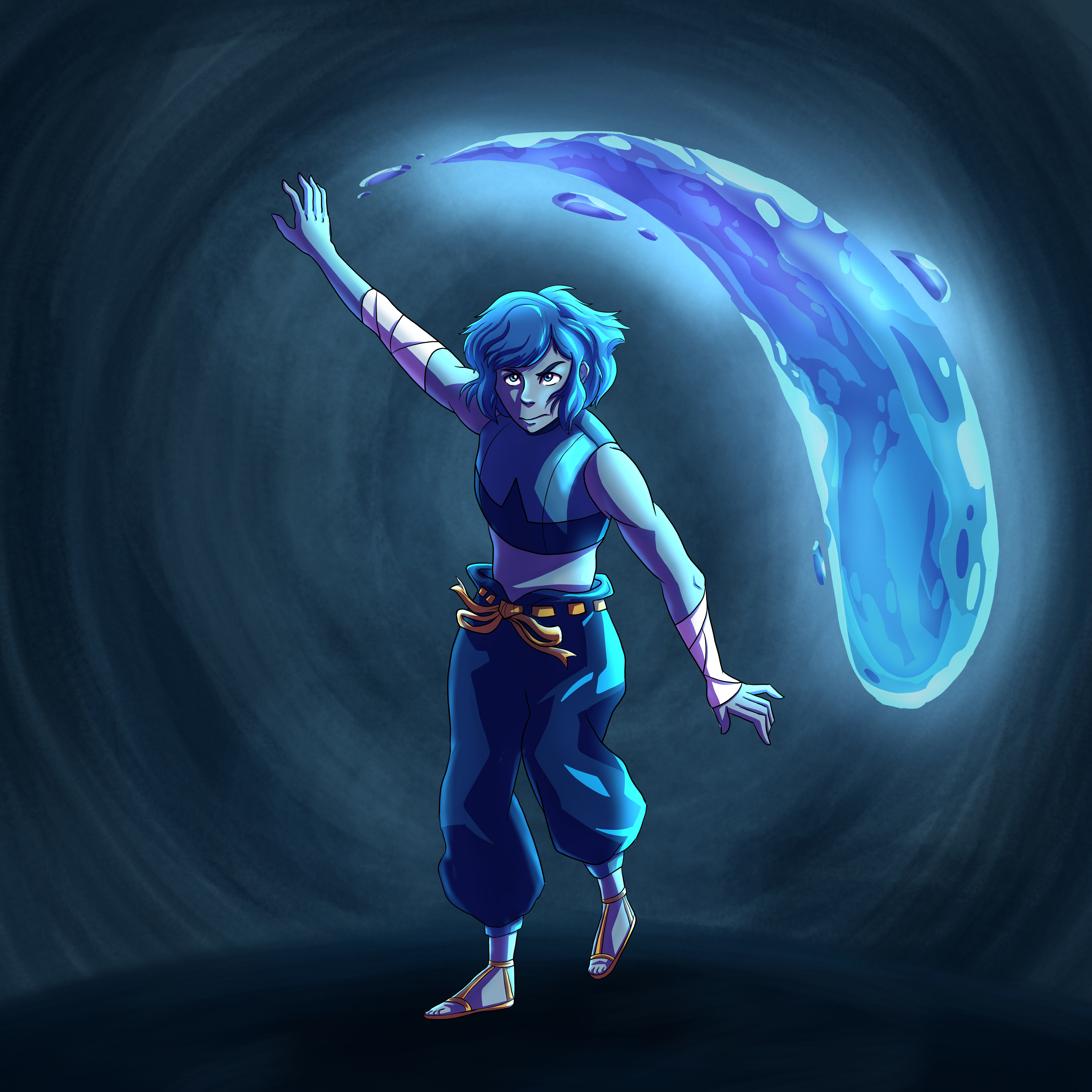 Korra inspired illustration